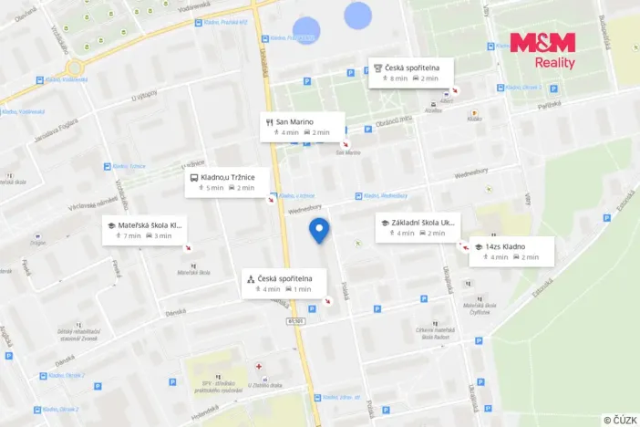 Prodej bytu 2+1, Kladno - Kročehlavy, Polská, 49 m2