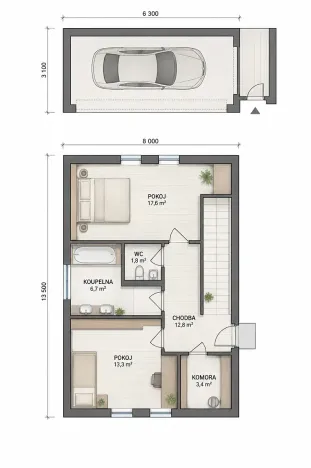 Prodej rodinného domu, Babice, K Vile, 96 m2