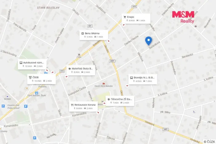 Prodej rodinného domu, Brandýs nad Labem-Stará Boleslav - Stará Boleslav, Štefánikova, 58 m2