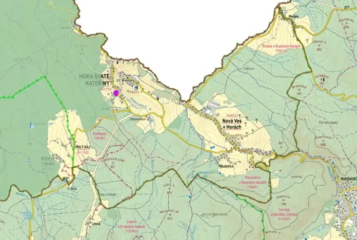 Prodej lesa, Hora Svaté Kateřiny, 839 m2