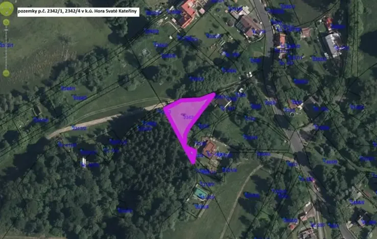 Prodej lesa, Hora Svaté Kateřiny, 839 m2