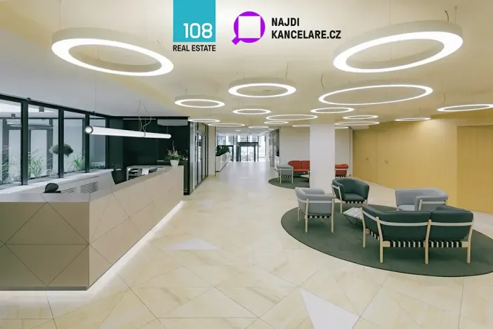Pronájem kanceláře, Praha - Karlín, Sokolovská, 497 m2