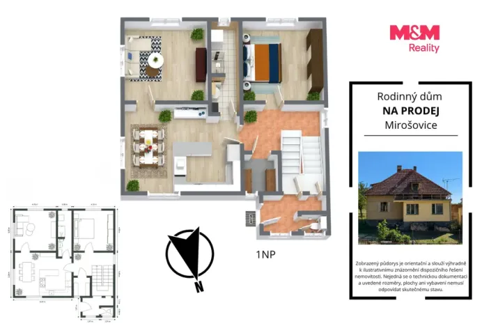 Prodej rodinného domu, Rataje nad Sázavou - Mirošovice, 210 m2