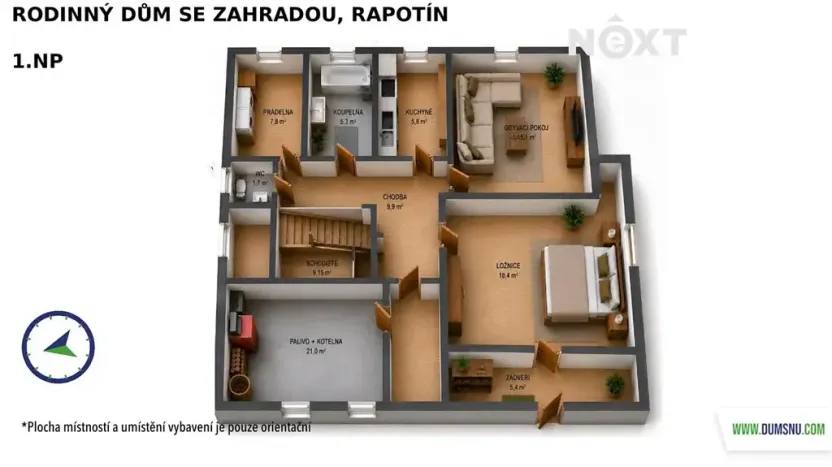 Prodej rodinného domu, Rapotín, Vodní, 199 m2