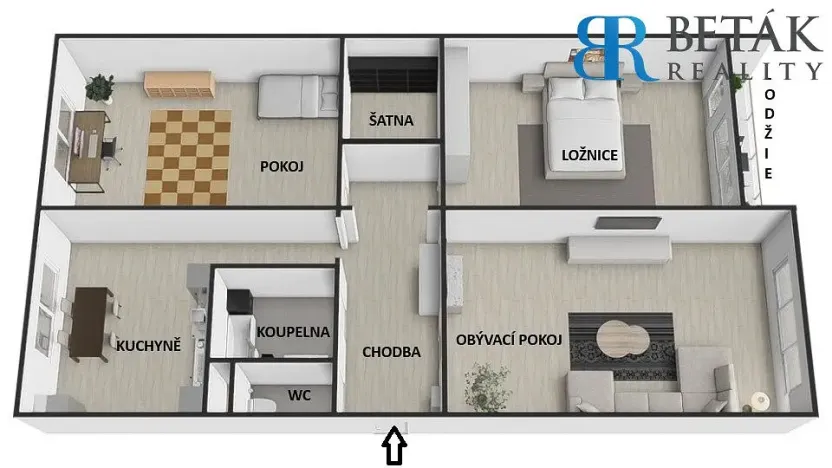 Prodej bytu 3+1, Přerov - Přerov I-Město, Sokolská, 77 m2