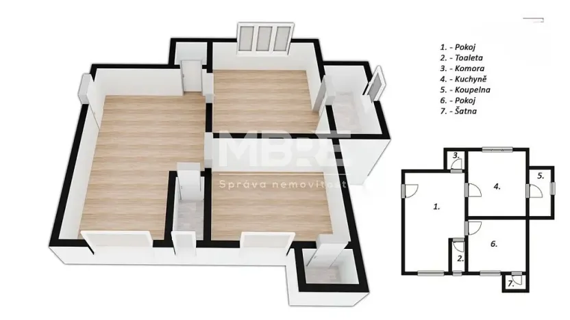 Pronájem bytu 2+1, Petrovice u Karviné - Dolní Marklovice, 86 m2