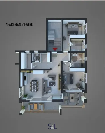Prodej bytu 3+kk, Barbat na Rabu, Chorvatsko, 107 m2