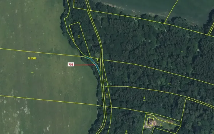 Dražba pozemku, Chlum, 126 m2