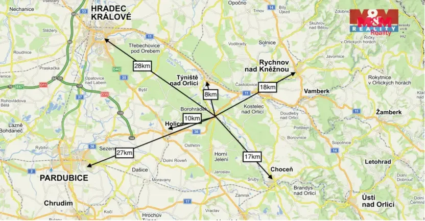 Prodej garáže, Borohrádek, 20 m2