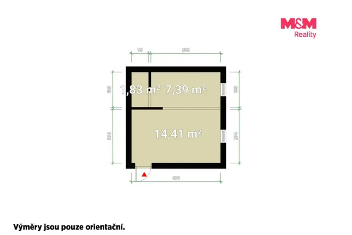 Prodej chaty, Švihov - Lhovice, 23 m2