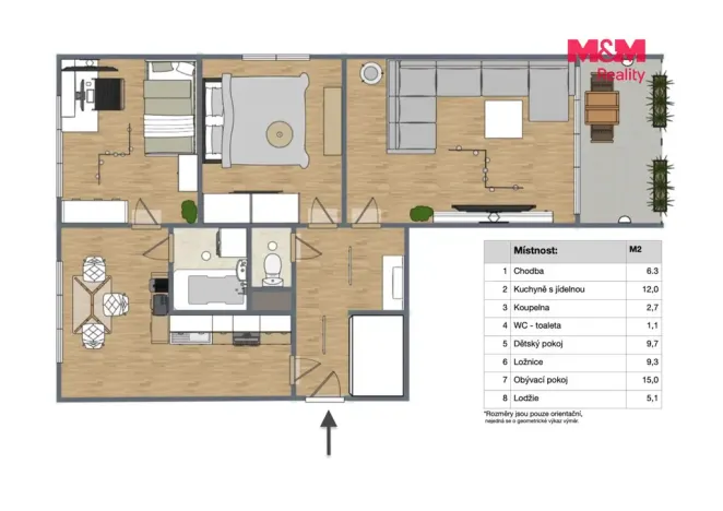 Prodej bytu 3+1, Kraslice, Družstevní, 62 m2