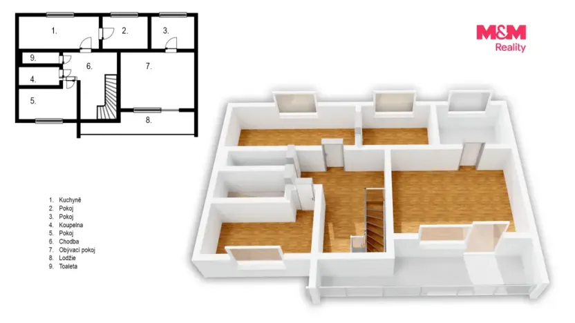 Prodej rodinného domu, Chvaletice, Budovatelů, 180 m2