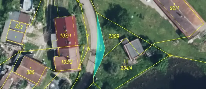 Dražba pozemku, Úpice, 48 m2