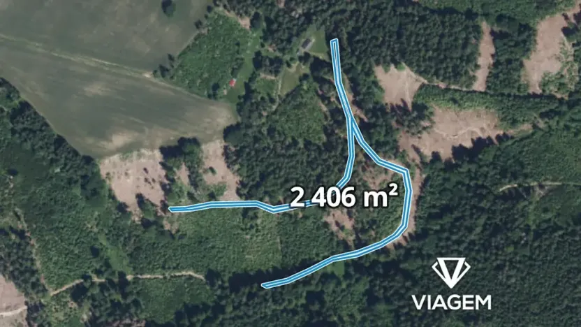 Prodej podílu lesa, Vysoké nad Jizerou, 932 m2