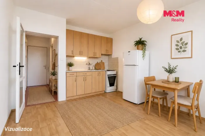 Pronájem bytu 1+1, Zlín, 2. května, 34 m2
