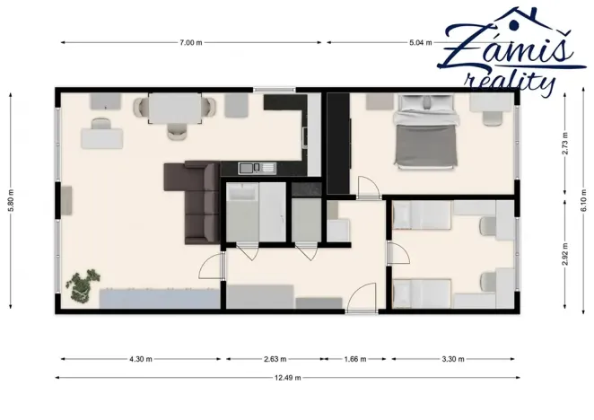 Prodej bytu 3+kk, Slaný, Pražská, 69 m2