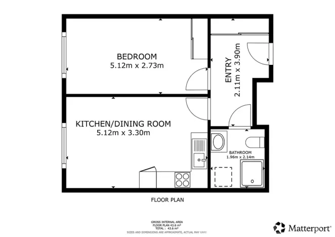 Pronájem bytu 2+kk, Praha - Řeporyje, Haenkeho, 47 m2