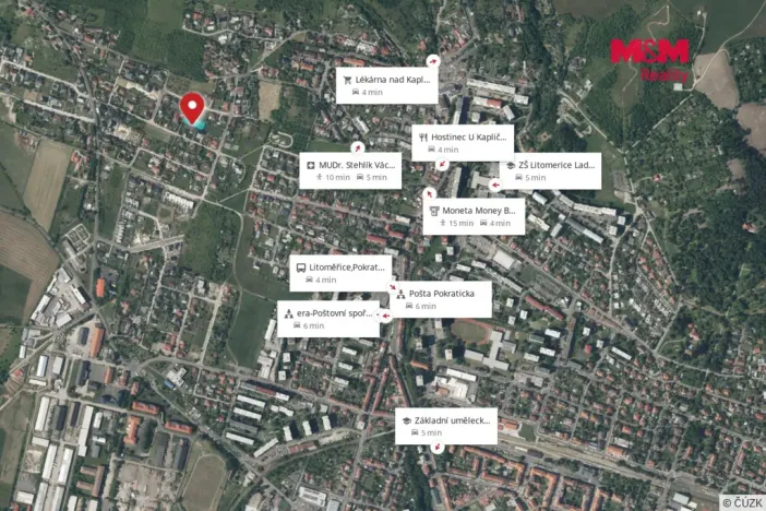 Prodej pozemku pro bydlení, Litoměřice, 1157 m2