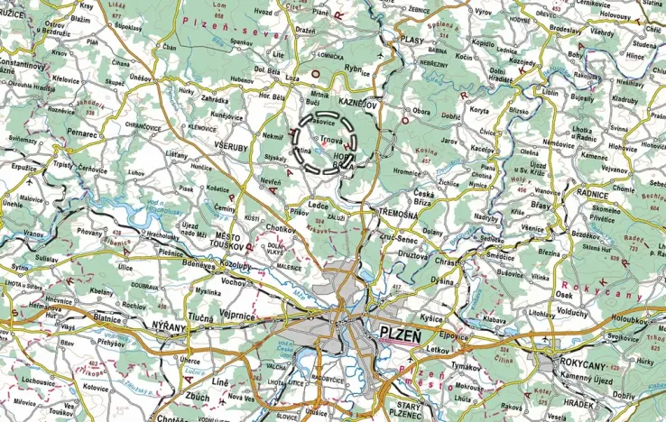 Prodej pole, Trnová, 8680 m2