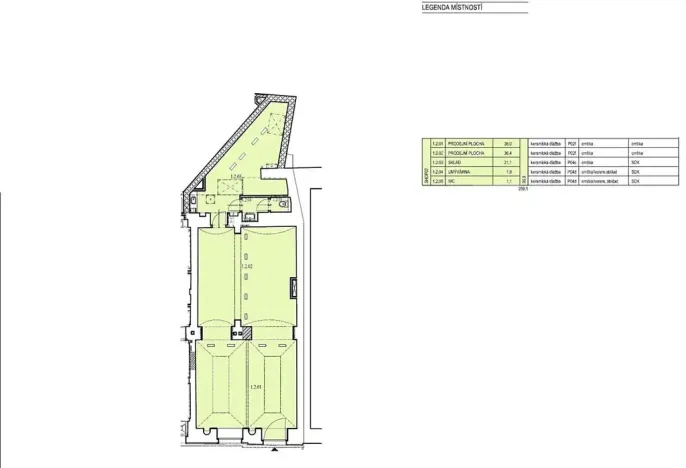 Pronájem obchodního prostoru, Praha - Nové Město, Petrská, 96 m2