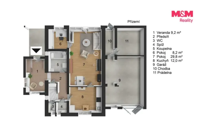 Prodej rodinného domu, Praha - Zbraslav, Meliorační, 290 m2