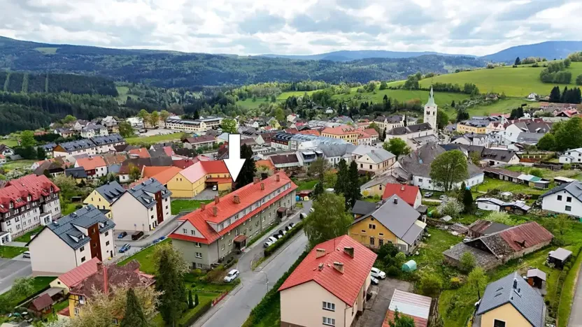 Prodej bytu 3+1, Kašperské Hory, Vimperská, 72 m2