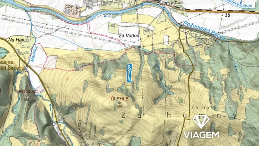 Prodej podílu zahrady, Vidče, 1177 m2