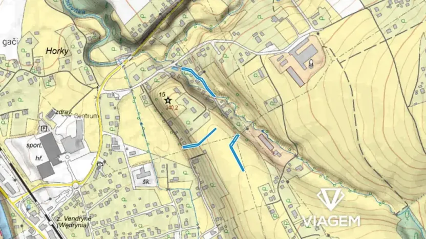 Prodej podílu pole, Vendryně, 497 m2