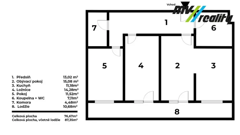 Prodej bytu 3+1, Milovice, Topolová, 77 m2