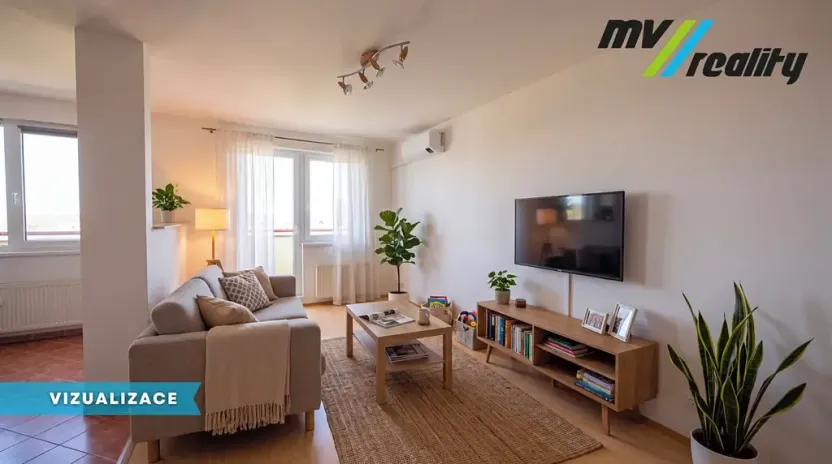 Prodej bytu 3+1, Milovice, Topolová, 77 m2