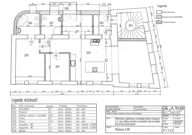 Pronájem bytu 3+kk, Mikulov, Brněnská, 91 m2