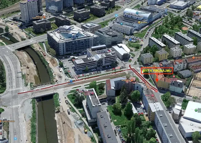 Pronájem bytu 1+1, Brno, Polní, 30 m2