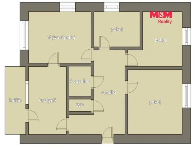 Pronájem bytu 4+1, Smilovy Hory, 109 m2