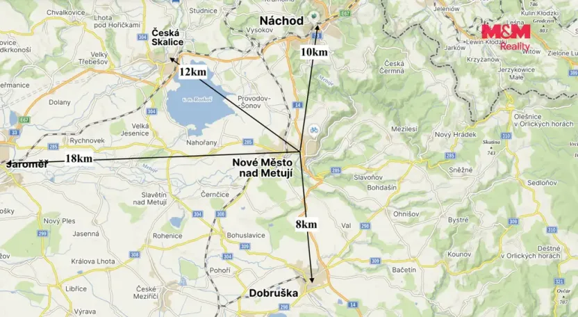 Pronájem bytu 3+kk, Nové Město nad Metují, Nádražní, 95 m2