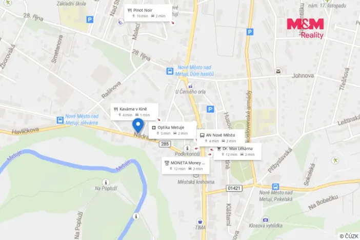 Pronájem bytu 3+kk, Nové Město nad Metují, Nádražní, 95 m2