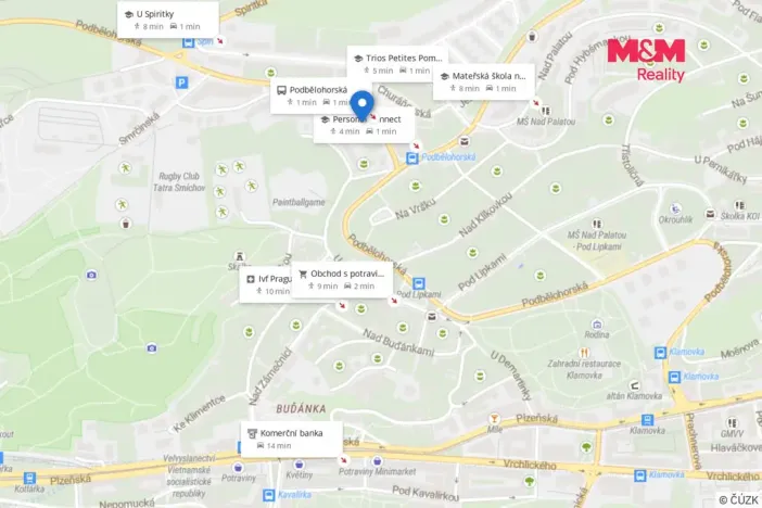 Pronájem bytu 5+kk, Praha - Smíchov, Podbělohorská, 250 m2
