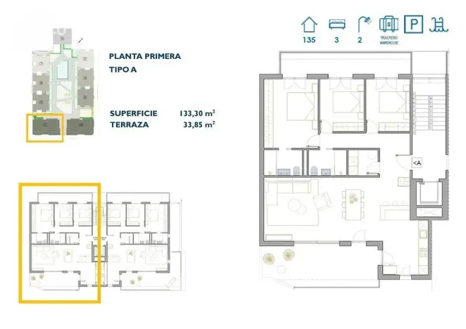 Prodej bytu 4+kk, San Pedro del Pinatar, Murcia, Španělsko, 133 m2