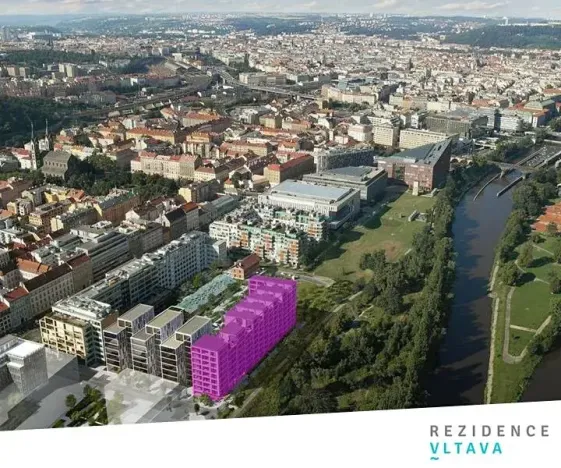 Pronájem bytu 3+kk, Praha - Karlín, Za Karlínským přístavem, 82 m2