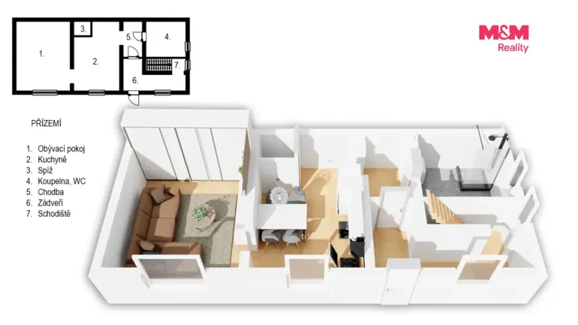 Prodej rodinného domu, Trusnov, 70 m2