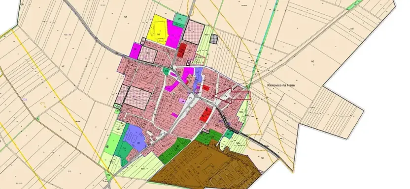 Prodej pozemku pro bydlení, Klenovice na Hané, 835 m2