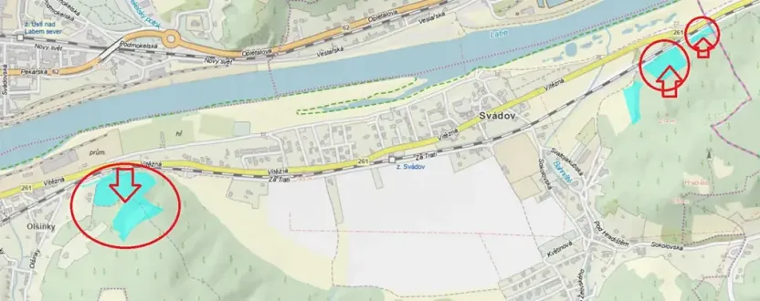 Prodej lesa, Ústí nad Labem, 36788 m2