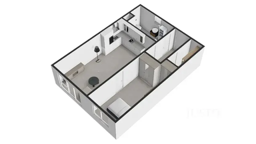 Pronájem bytu 2+kk, Praha - Modřany, Soukalova, 55 m2