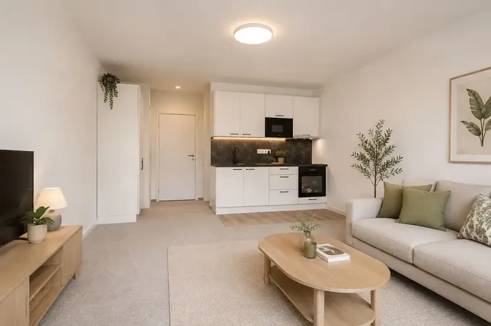 Pronájem bytu 1+kk, Praha - Vysočany, Gerstelova, 32 m2