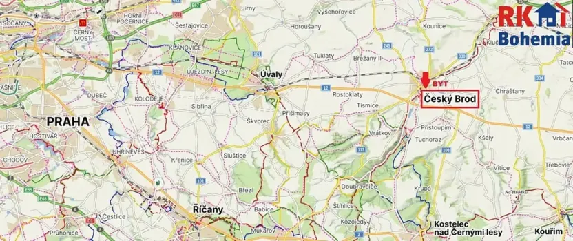 Pronájem bytu 2+1, Český Brod, Želivského, 48 m2