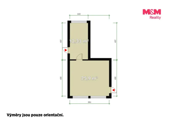 Pronájem obchodního prostoru, Klatovy - Klatovy III, Nádražní, 38 m2