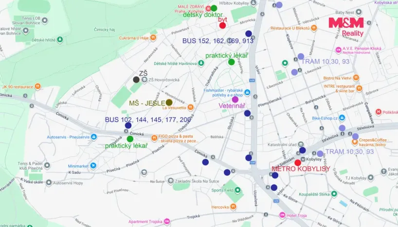 Prodej bytu 3+kk, Praha - Kobylisy, Mirovická, 76 m2