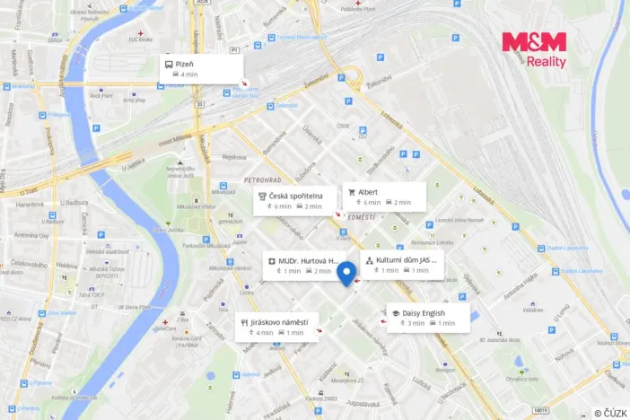 Prodej bytu 2+kk, Plzeň - Východní Předměstí, Jablonského, 50 m2