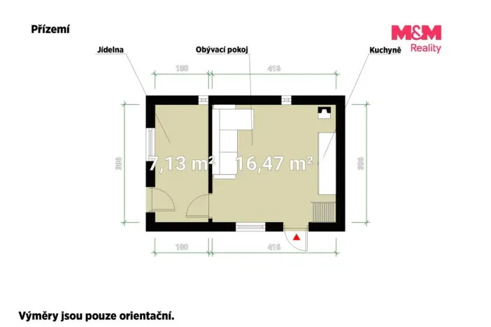 Prodej chaty, Erpužice - Blahousty, 23 m2