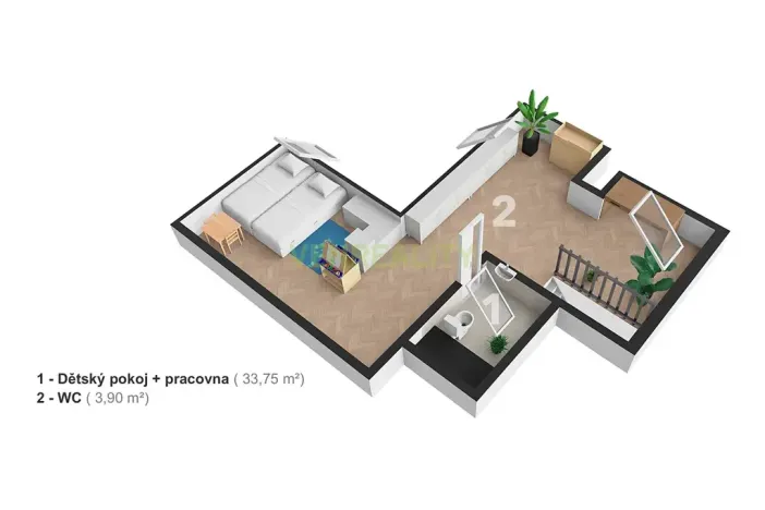 Pronájem bytu 2+kk, Poděbrady, Dr. Horákové, 112 m2