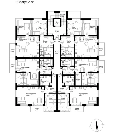 Prodej bytu 2+kk, Lanškroun, Vančurova, 50 m2